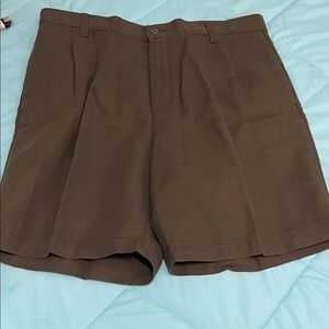 Dockers Men's GREY Flat Front Shorts